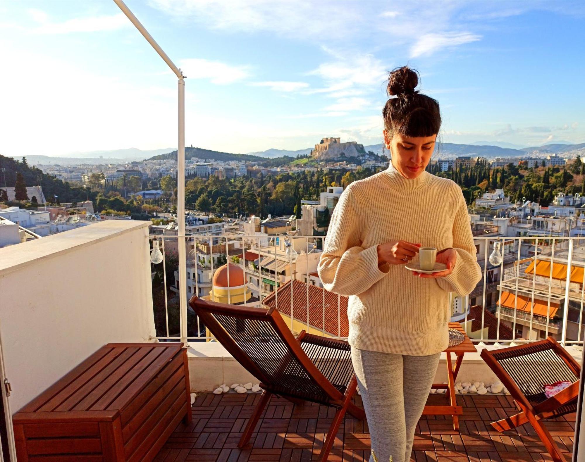 Penthouse With Acropolis View Apartment Athens Exterior photo