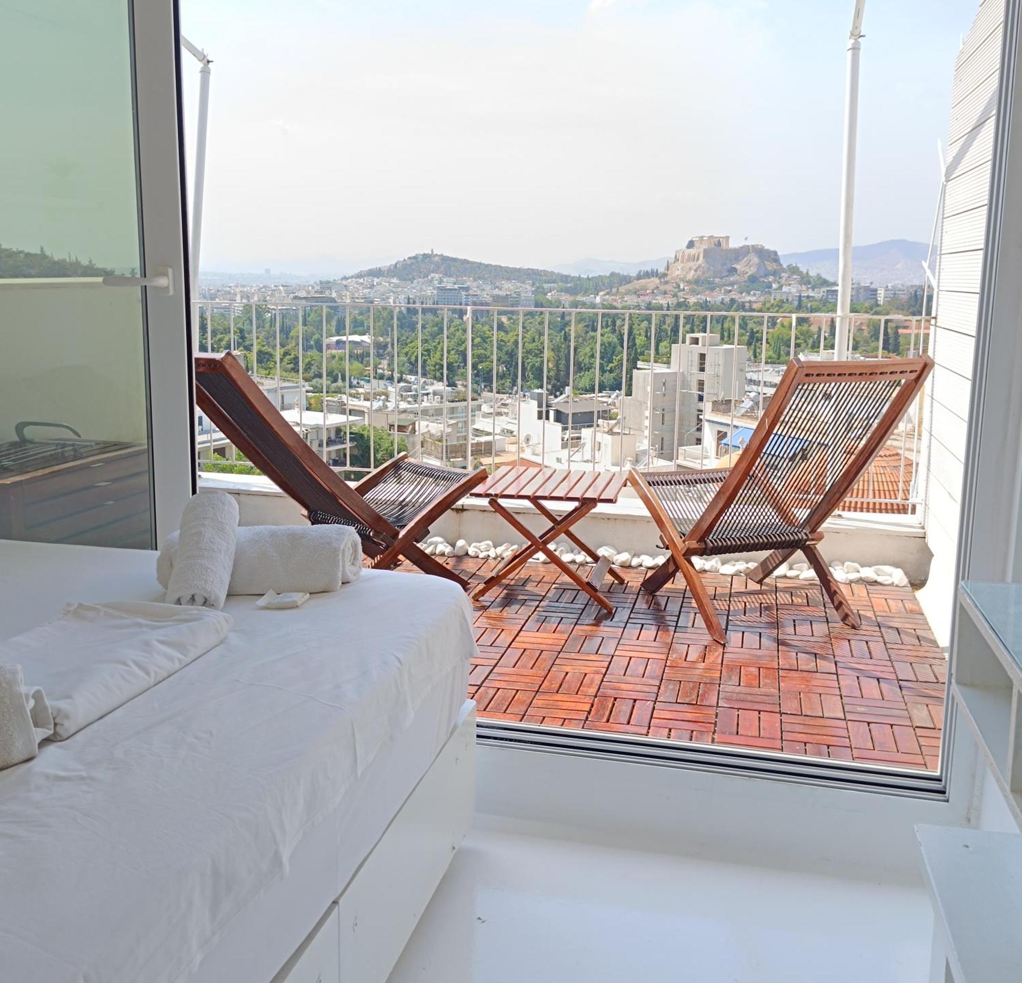 Penthouse With Acropolis View Apartment Athens Exterior photo